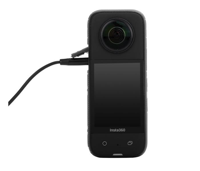 Externí mikrofon pro kameru Insta360 ONE RS 1-inch připojení