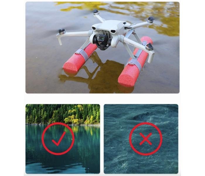 Plovoucí přistávací podvozek na dron DJI Mini 3 funkce