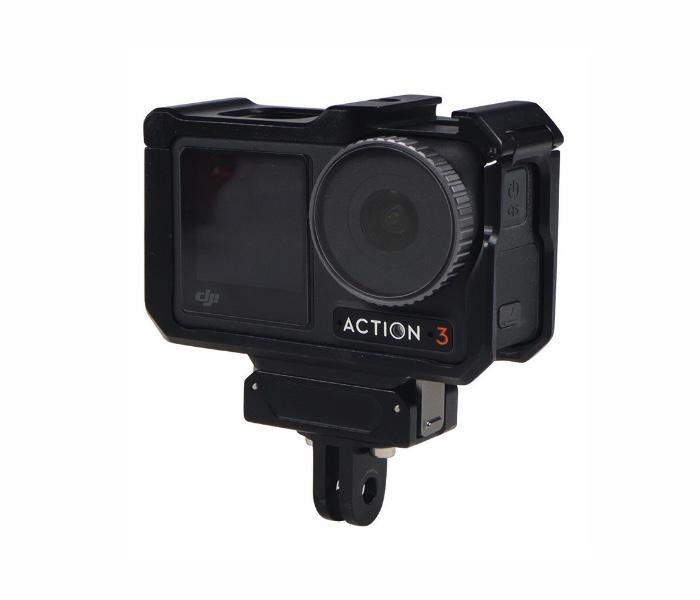 Rychloupínací rám s magnetickým adaptérem na kameru DJI Osmo Action 3 s kamerou