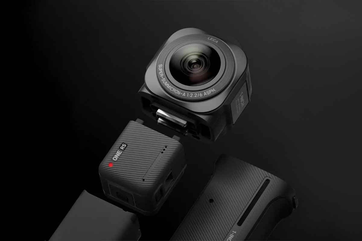 Insta360 ONE RS 1-Inch 360 Lens Upgrade Bundle ze strany