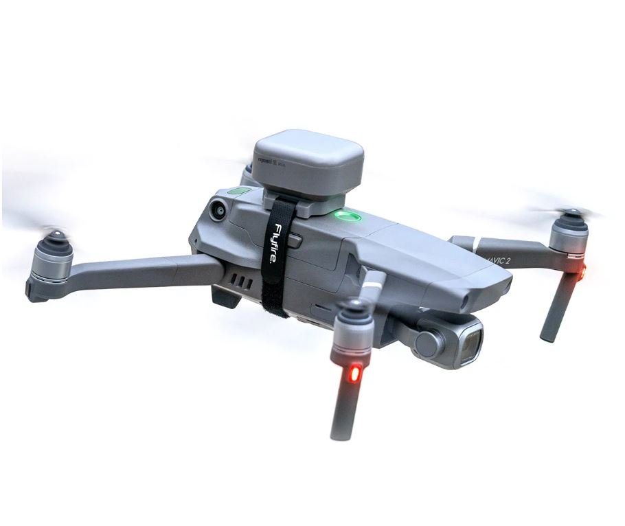 FlyFire padák Manti 3 plus na dron DJI Mavic Series z boku
