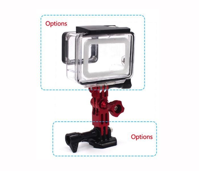 Dvojitý adaptér pro akční kameru v praxi