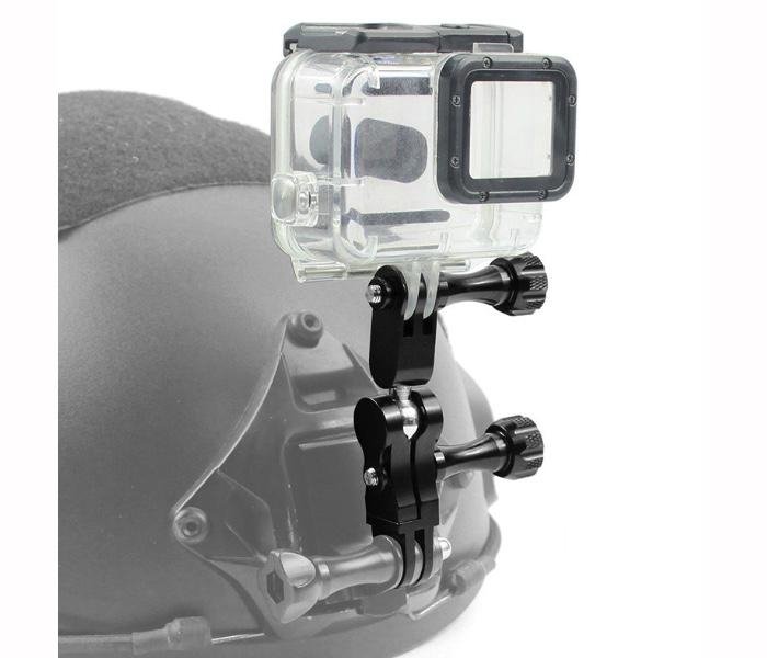 360° dvojitý adaptér pro akční kameru s helmou