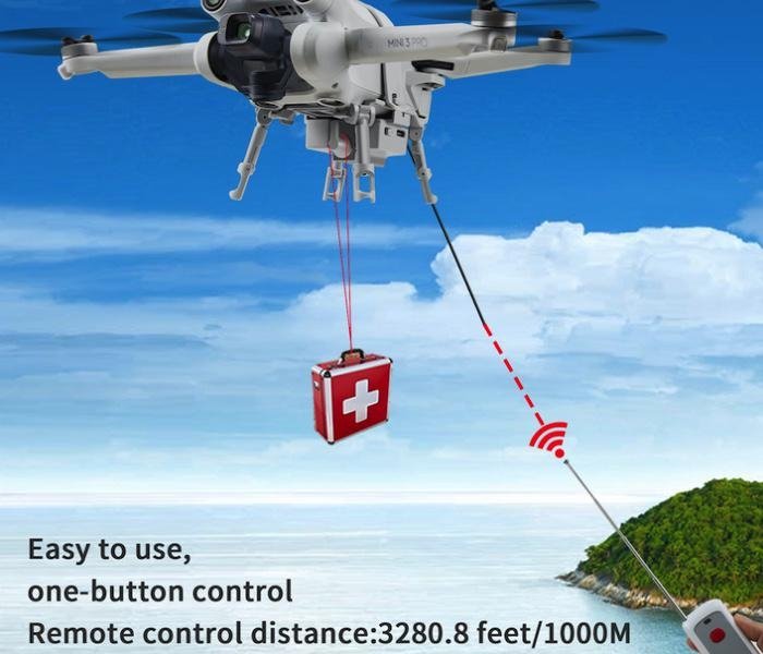 Air Dropping System s přistávacím podvozkem pro dron DJI Mini 3 v praxi