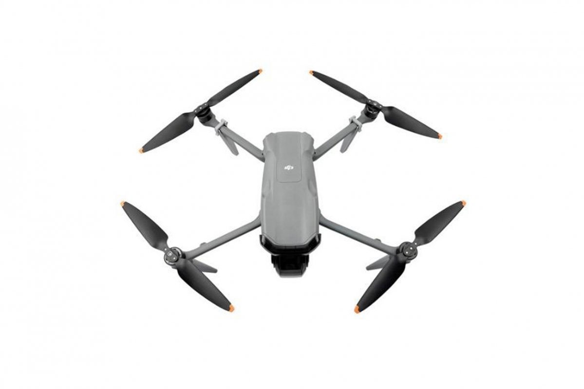 Zvýšené přistávací nohy na dron DJI Air 3 shora