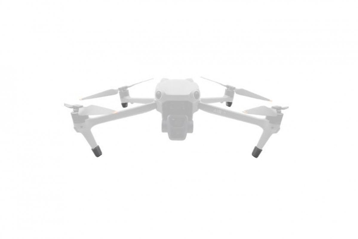 Chrániče přistávacích nohou dronu DJI Air 3 nasazené