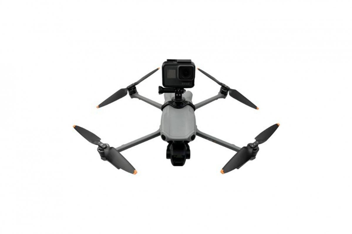 Adaptér pro připojení akční kamery na dron DJI Air 3 zepředu