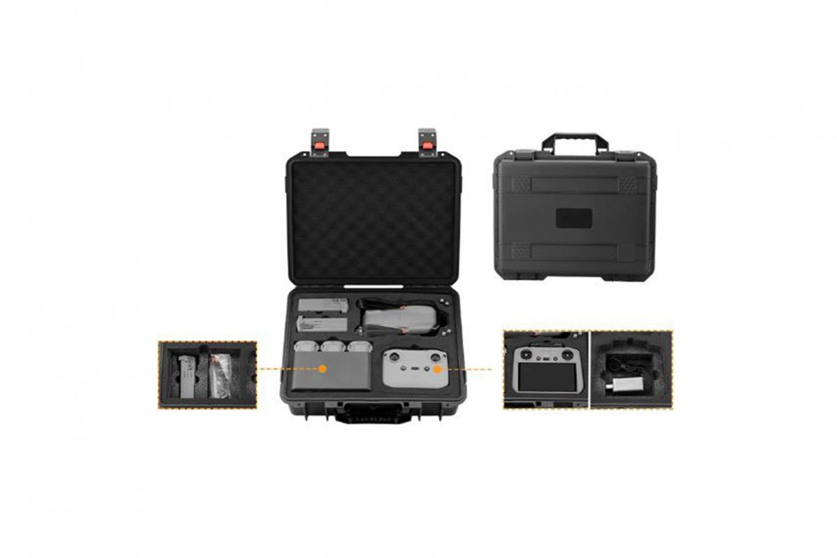 Černý ohnivzdorný kufr na dron DJI Air 3 popis