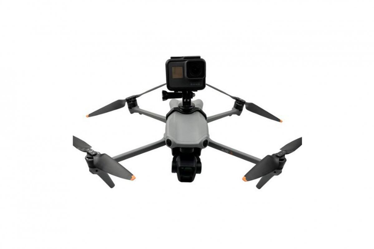 Horní a spodní adaptér na akční kameru na dron DJI Air 3 horní uchycení