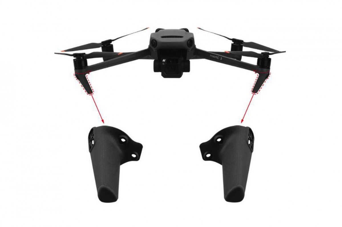 Kryt předních přistávacích nohou na dron DJI Mavic 3 popis