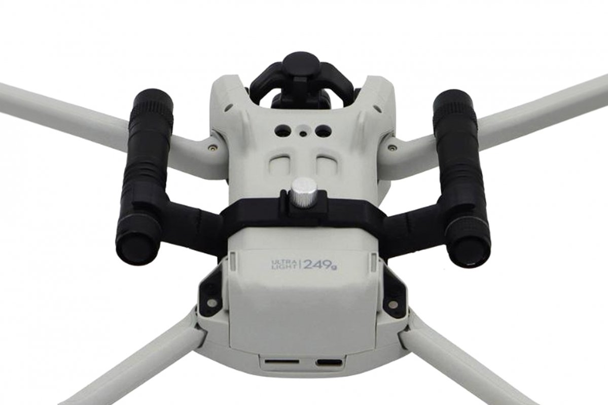 Boční LED světla na dron DJI Mini 3 Pro (bez baterie) nasazené