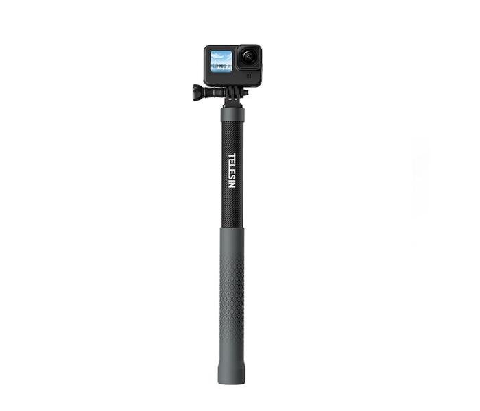Prodlužující selfie tyč na akční kameru (1,2m) s kamerou