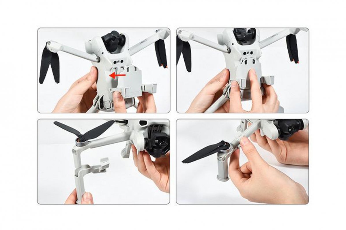 Skládací podvozek na dron DJI Mini 3 návod