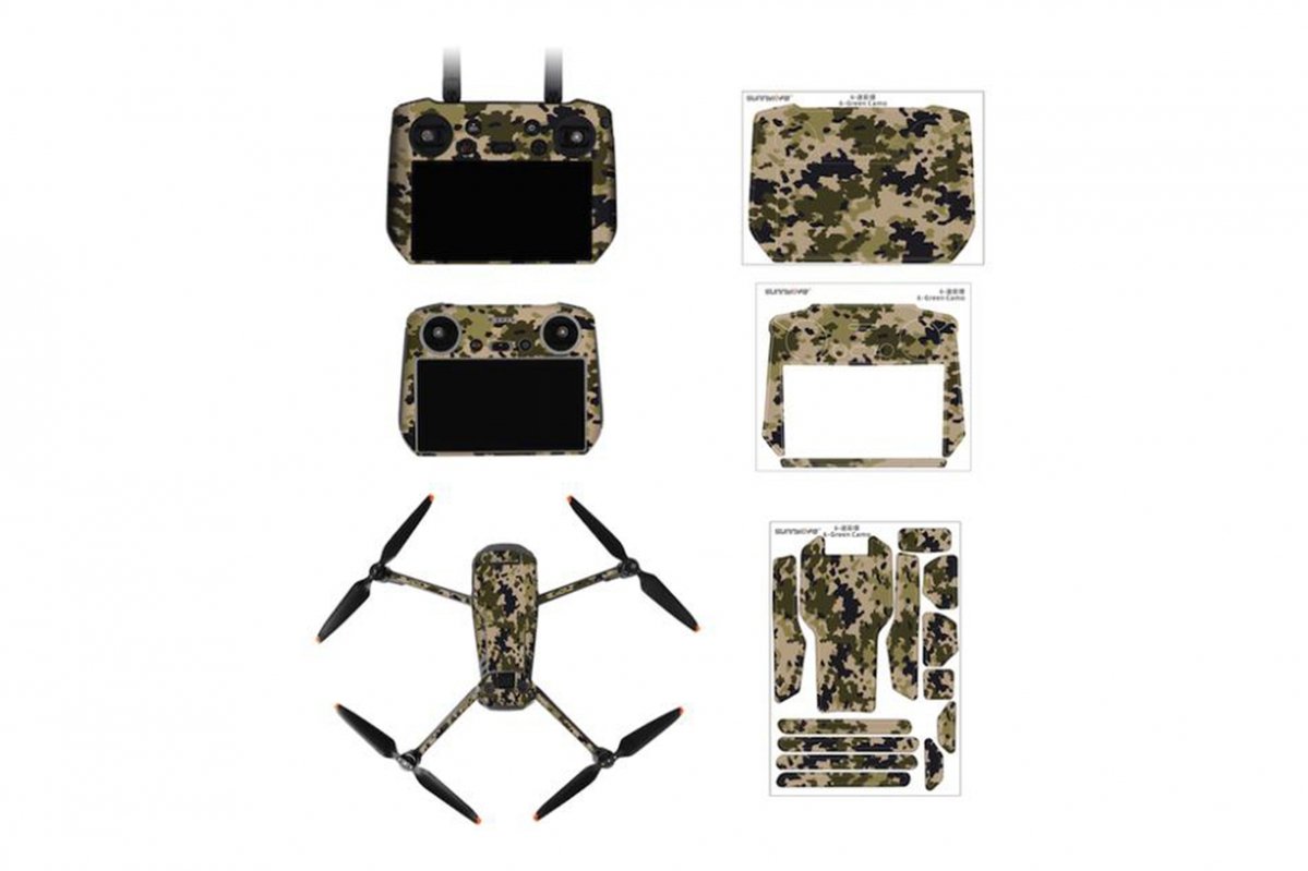 Camouflage polep na dron DJI Mavic 3 Pro + DJI RC Pro balení