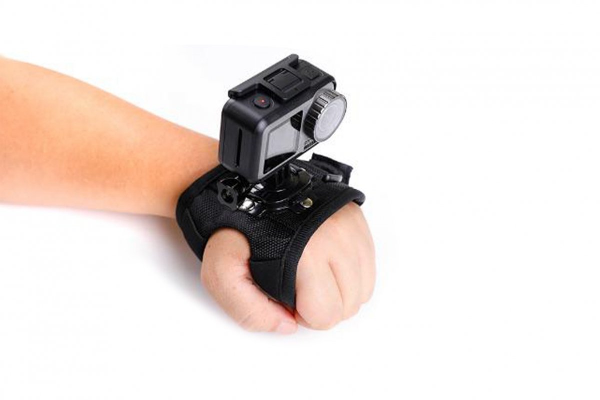 Popruh na ruku s otočným adaptérem na akční kameru