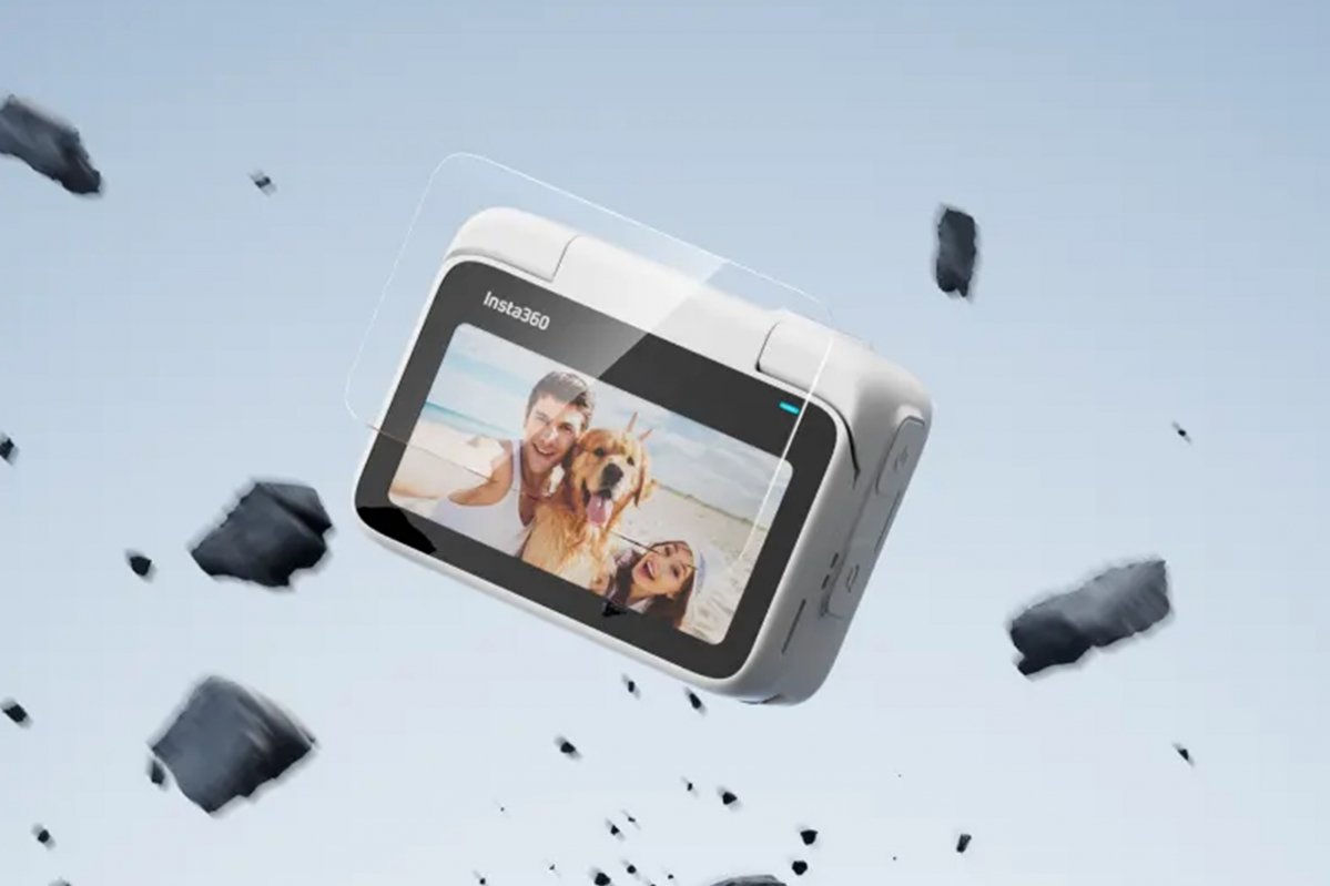 Ochranné sklo na displej kamery Insta360 GO 3 v praxi