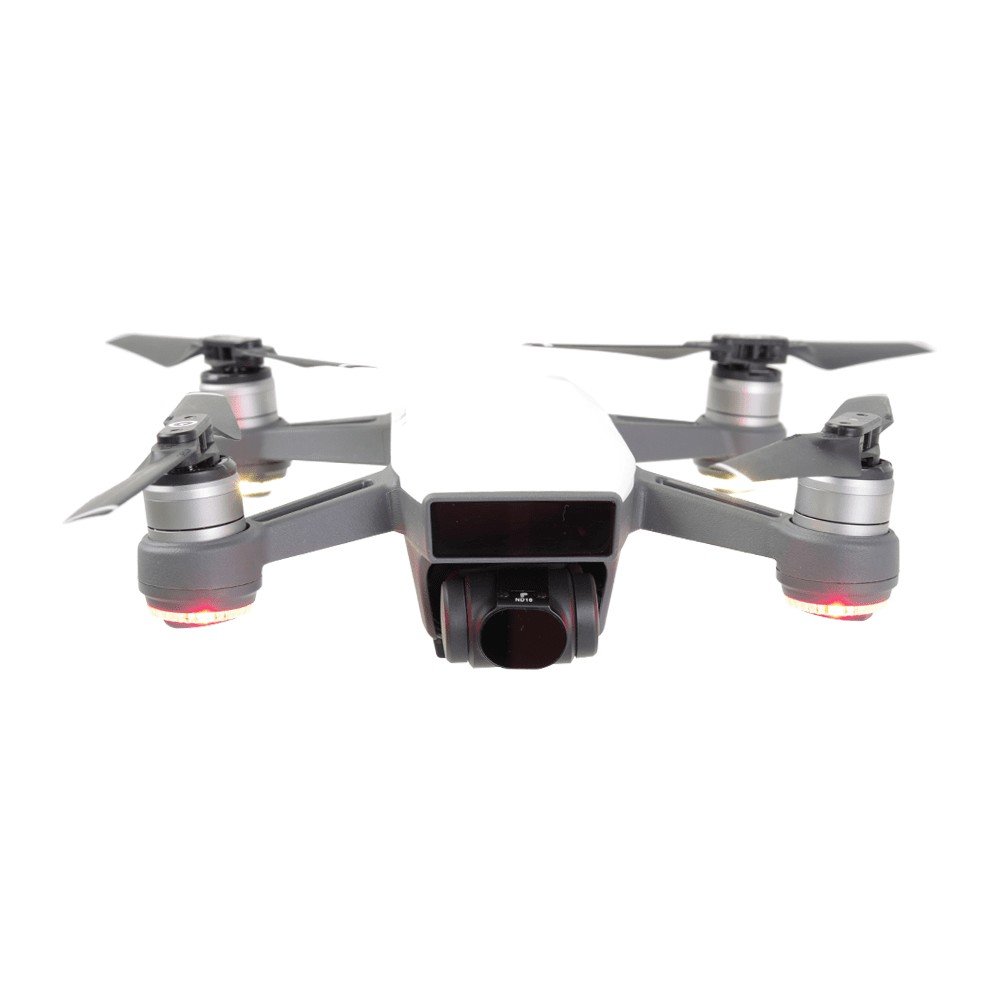 Filtry PolarPro 3-Pack Standard Series pro dron DJI Spark na dronu zepředu