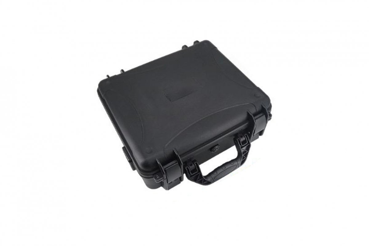 Černý ohnivzdorný kufr na dron DJI Mini 4 Pro shora