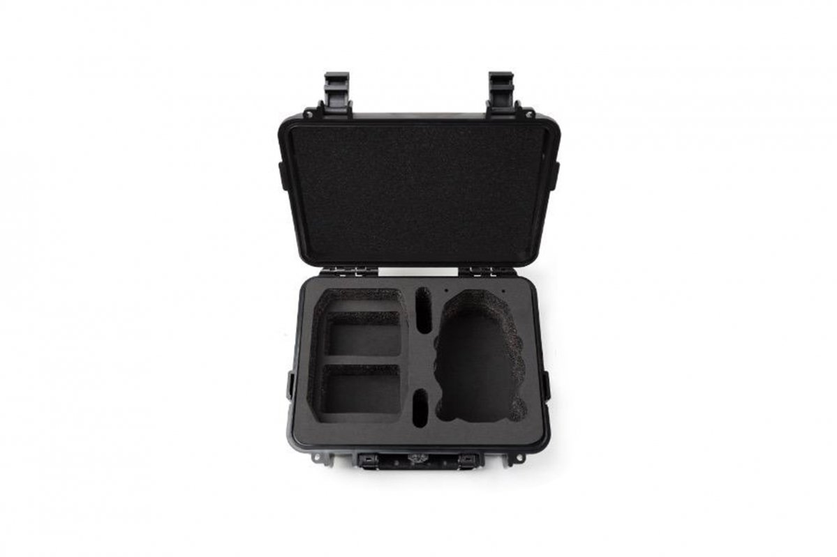 Malý odolný kufr na dron DJI Mini 4 Pro + RC-N2 vnitřek shora