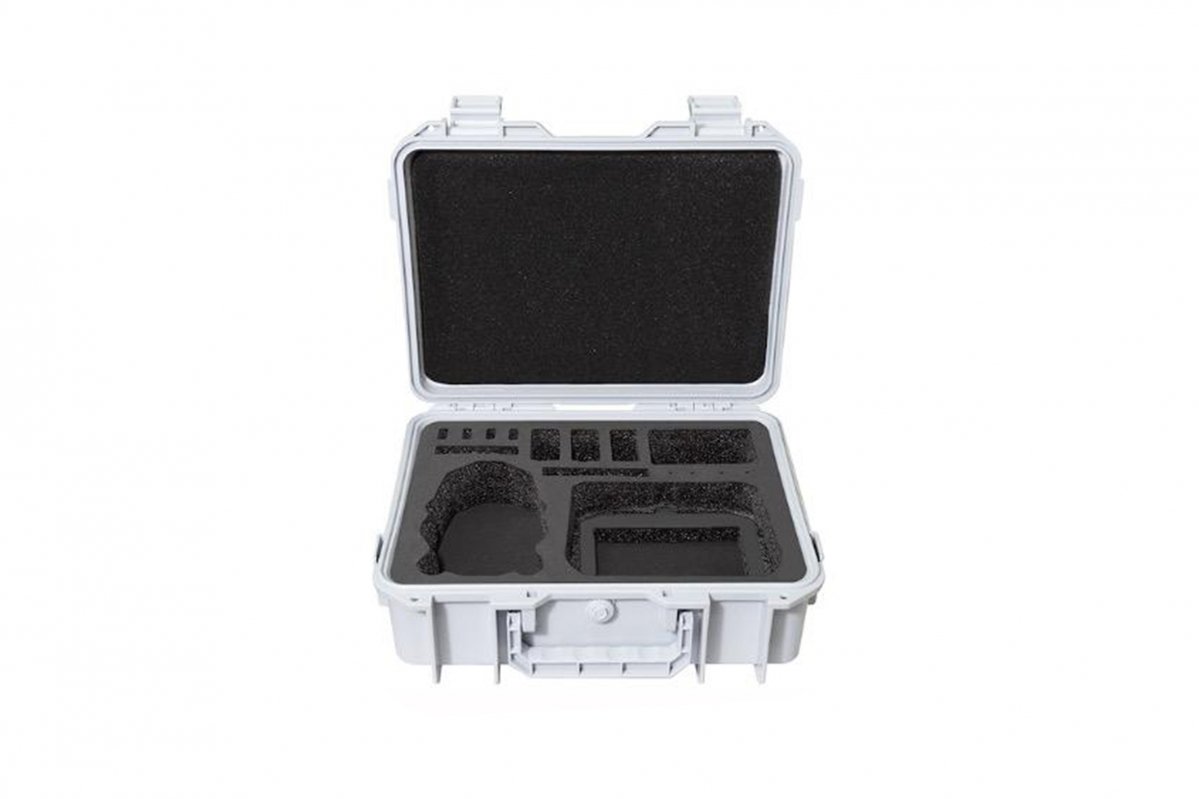 Bílý odolný kufr na dron DJI Mini 4 Pro vnitřek