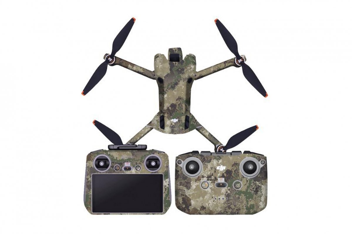 Camouflage polep na celý dron DJI Mini 4 Pro + RC 2