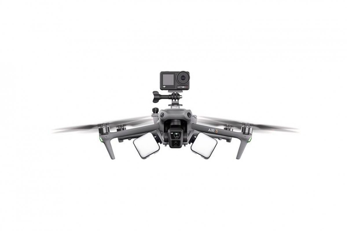 Adaptér pro připojení akční kamery na dron DJI Air 3 v praxi