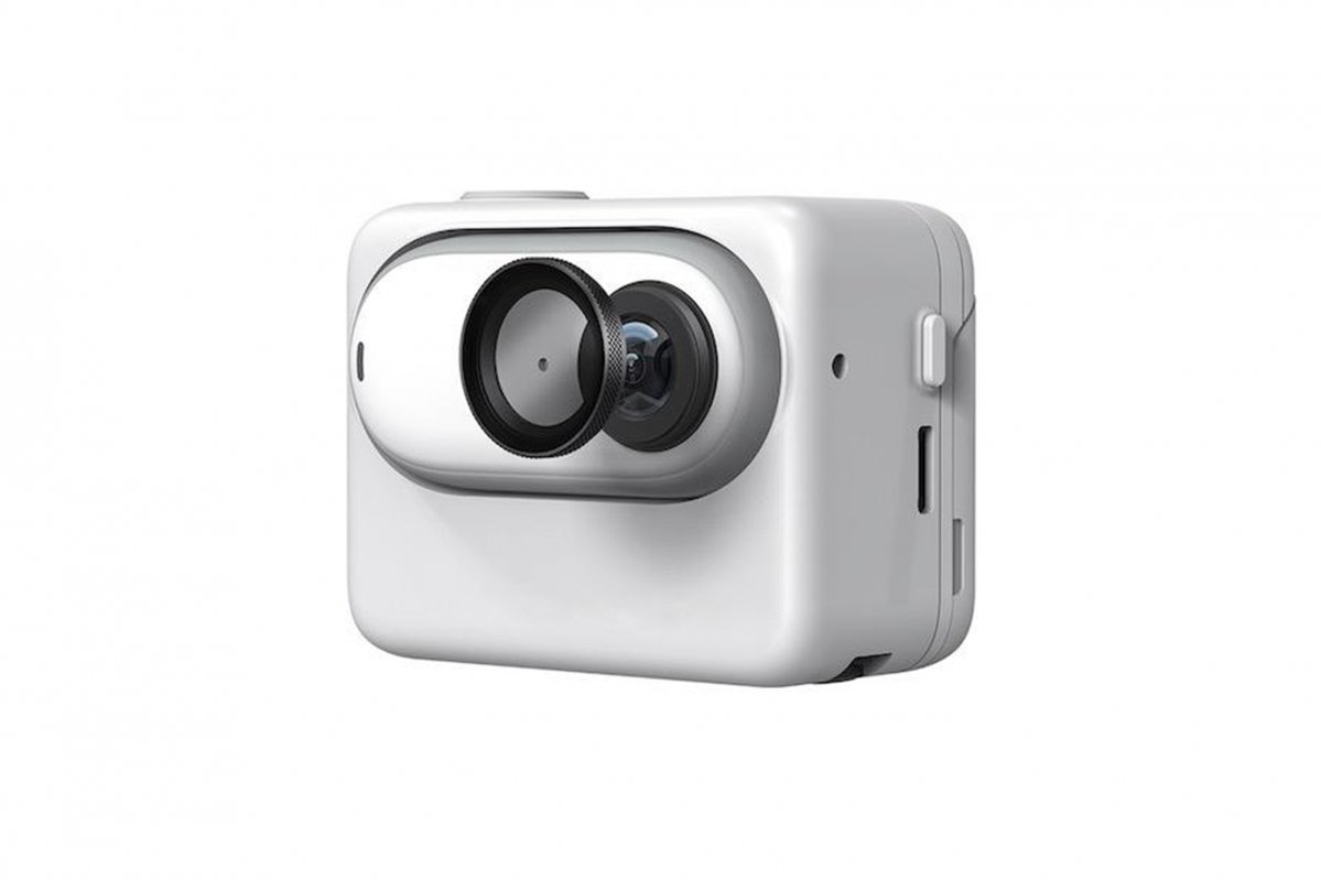 Anti-Fog UV filtr na kameru Insta360 GO 2 nasazený