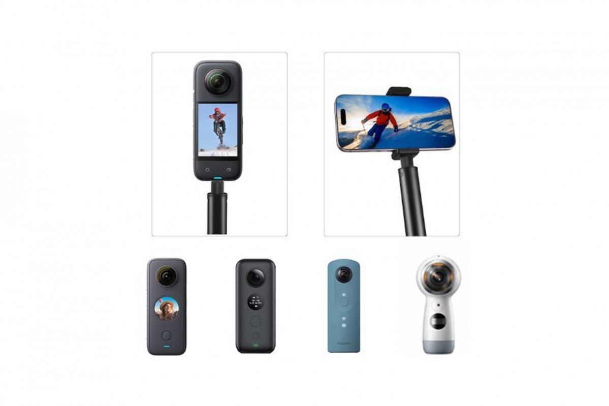 Prodlužující selfie tyč na kameru Insta360 X3 komoatibilita