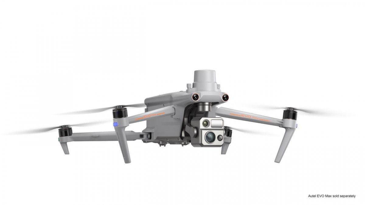 RTK modul na dron Autel EVO Max nasazený