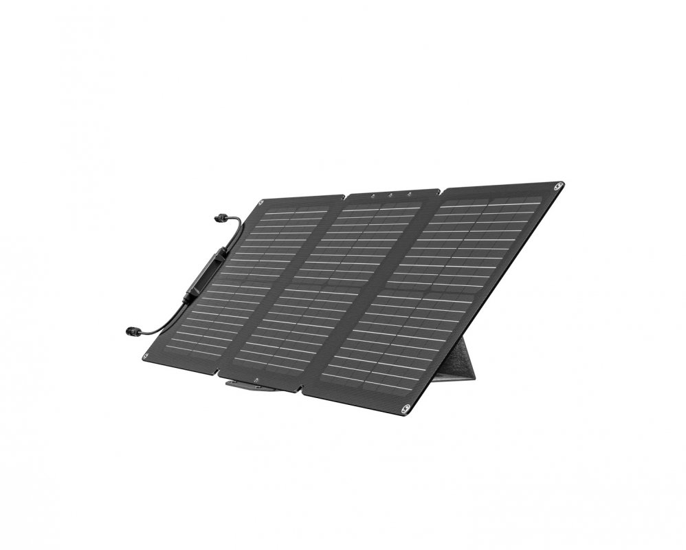 EcoFlow solární panel 60W k nabíjecí stanici ze strany