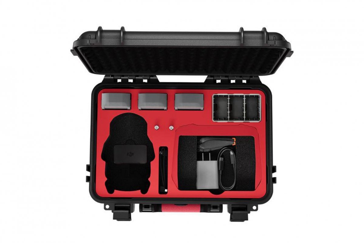 ABS voděodolný přepravní kufr na dron DJI Mini 3uvnitř
