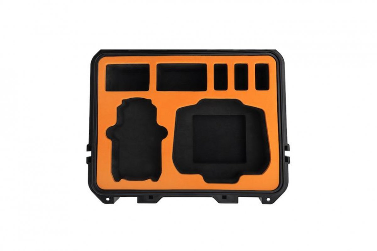 Černý voděodolný kufr na dron DJI Mini 4 Pro pěnová