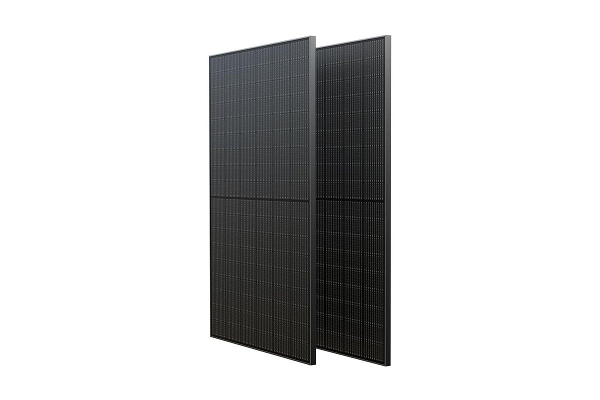 EcoFlow Sada 400W rigidních solárních panelů složený