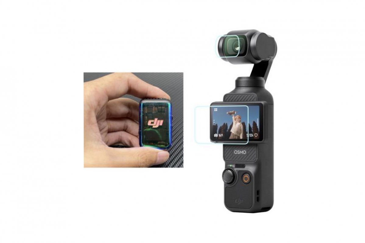 Ochranné sklo na kameru a displej DJI Osmo Pocket 3 (2ks)
