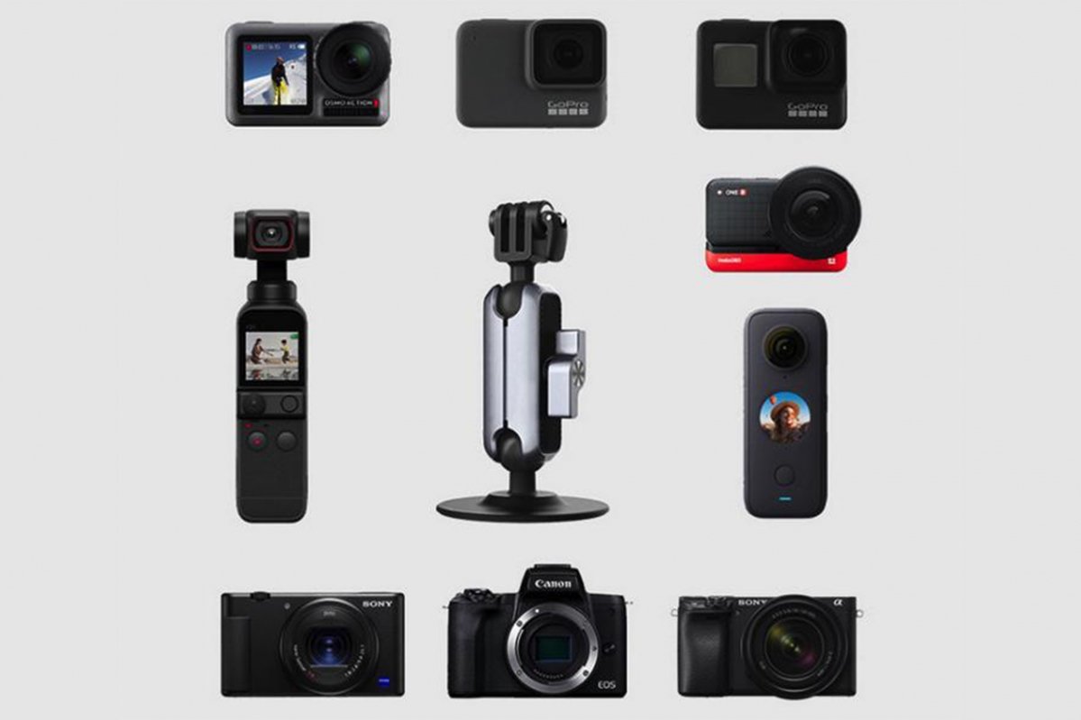 Pgytech samolepící držák akční kamery kompatibilita
