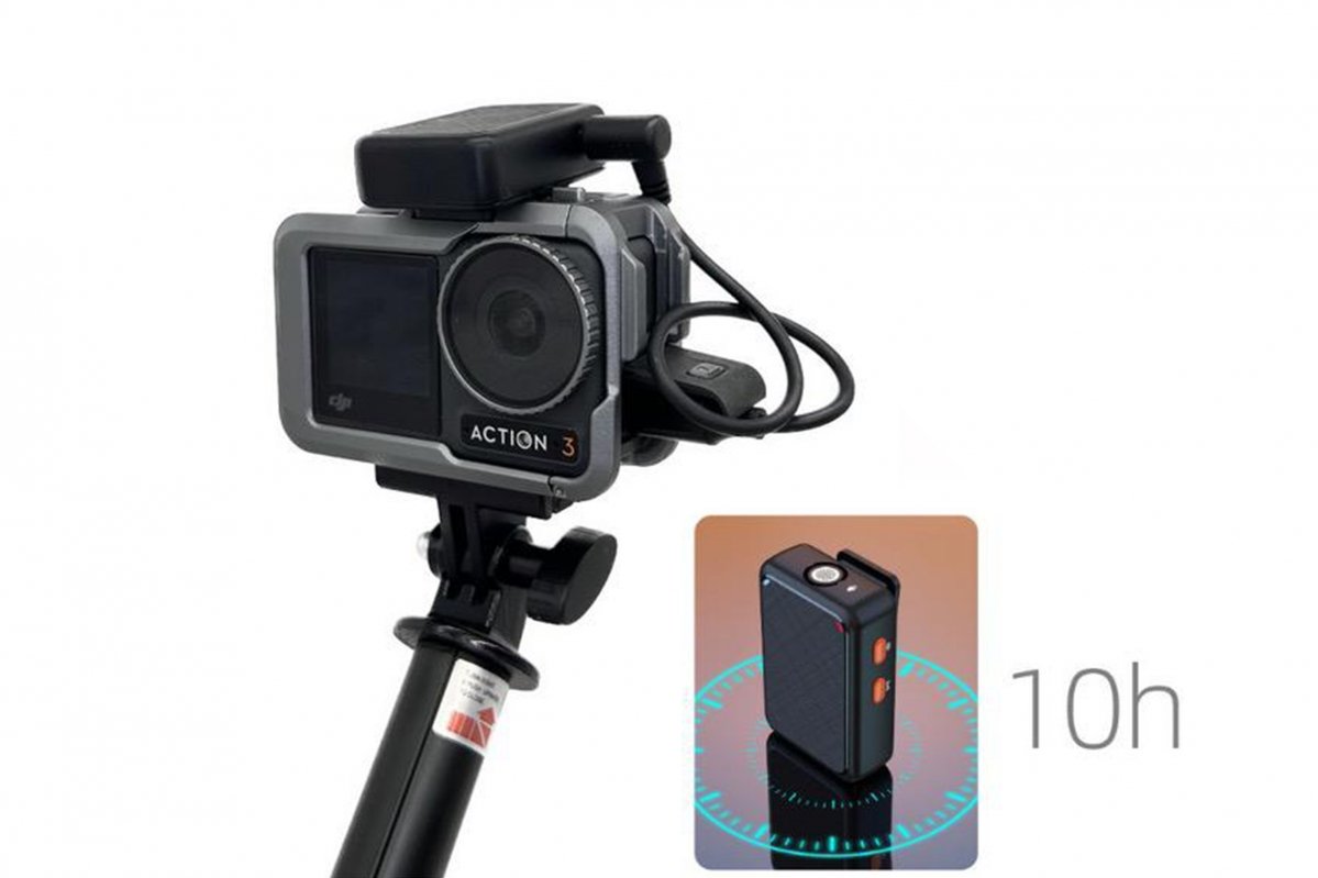 DJI Osmo Action 3:4 2in1 2.4G Wireless Microphone (With Battery) v praxi