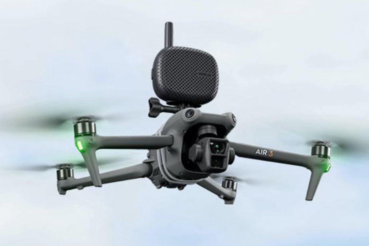 Universal Speaker for Drones (With Battery) na dronu