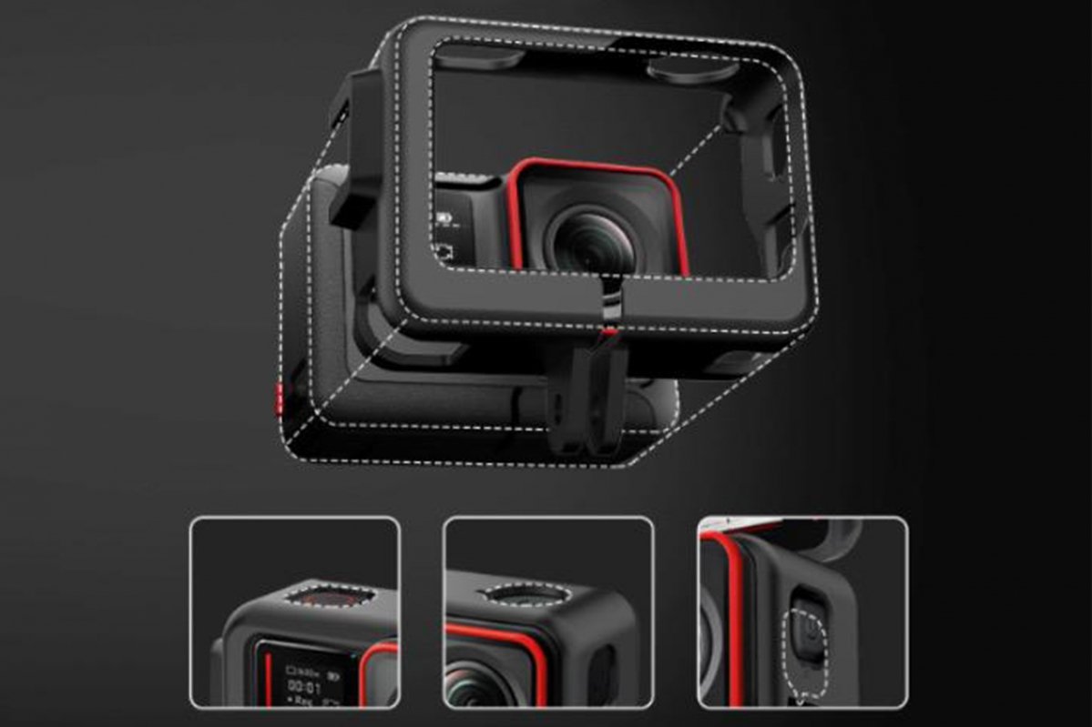 ABS rám na kameru Insta360 Ace Pro detail