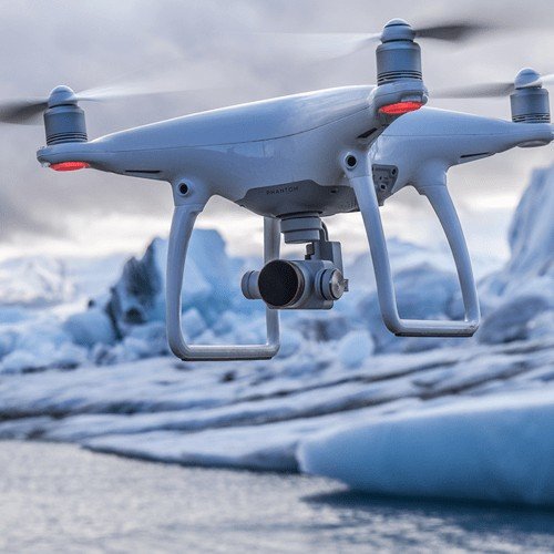 Filtry PolarPro Cinematographer Collection pro dron DJI Phantom 4 na dronu ve vzduchu