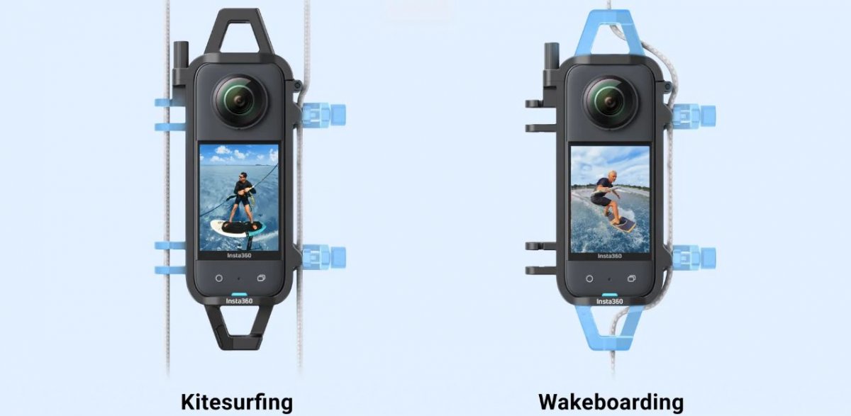 Držák na lano pro vodní sporty na kameru Insta360 X3 popis