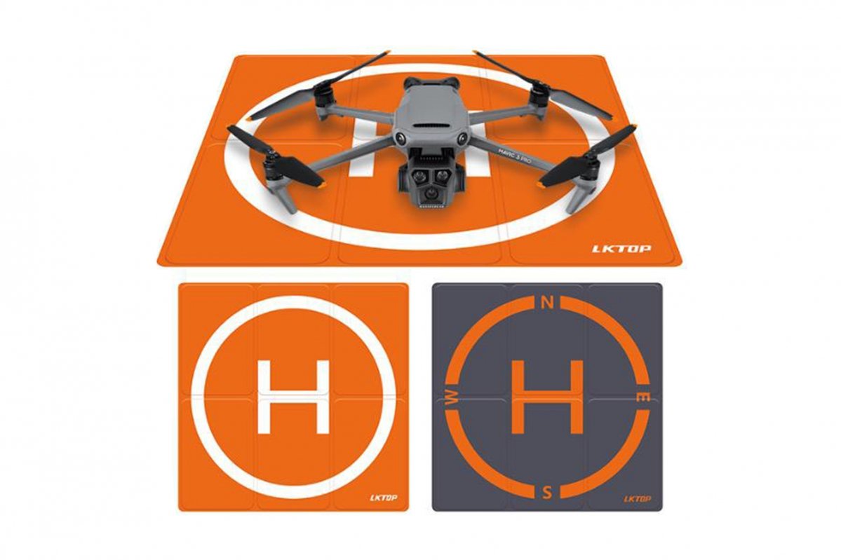 Voděodolná přistávací plocha pro drony (65cm) v praxi