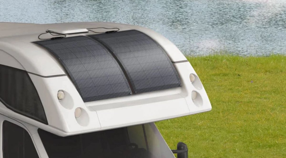EcoFlow sada dvou 200W flexibilních solárních panelů v praxi