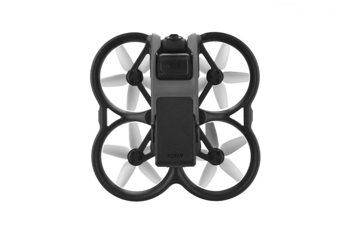 Náhradní ochranné oblouky na dron DJI Avata 2 nasazené