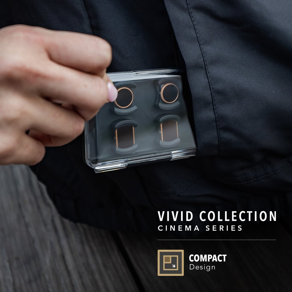 Filtry PolarPro Vivid Collection Cinema Series pro DJI Osmo Pocket v pouzdru