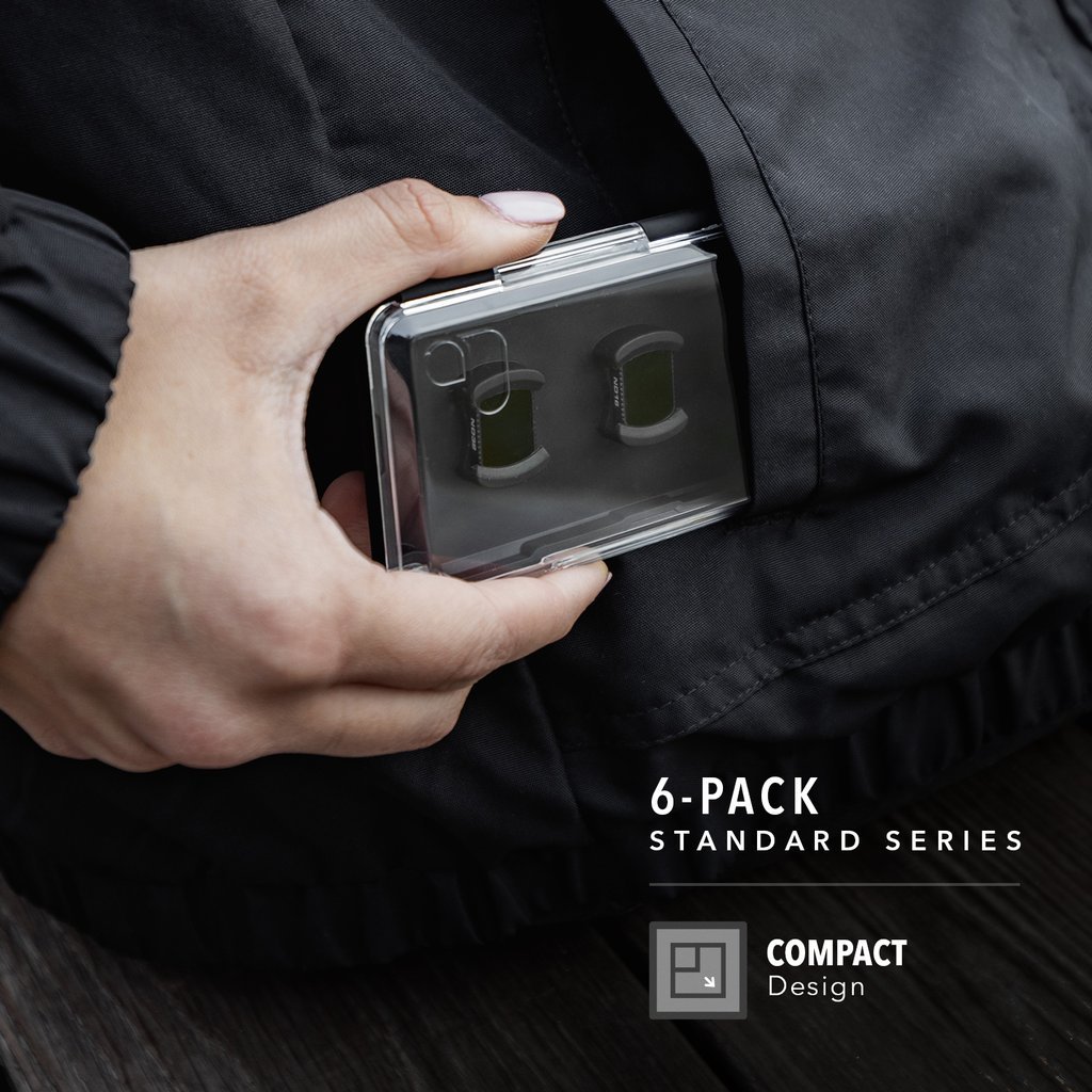 Filtry PolarPro Standard Series 6-Pack na DJI Osmo Pocket v balení
