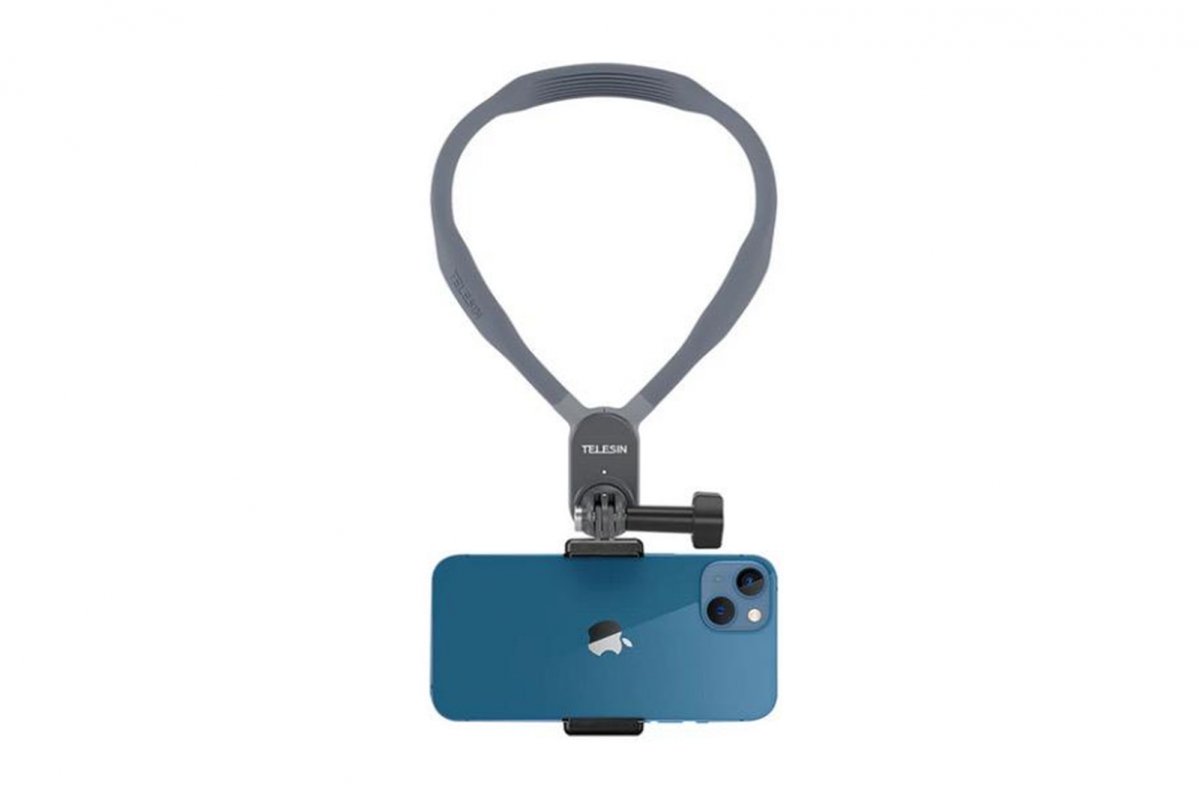 Magnetický držák na krk pro akční kameru s telefonem