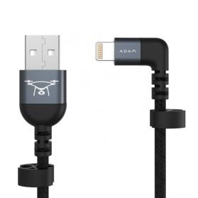 PeAk II FLEET kabel lightning USB-A - 30cm - šedý