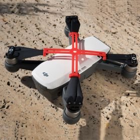 Držák vrtule Adam FLEET pro dron DJI Spark červený na dronu