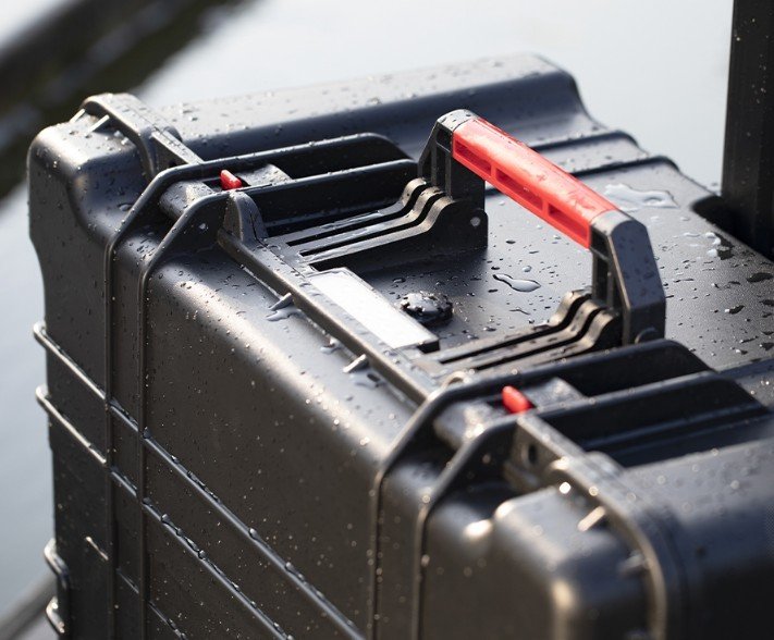 Voděodolný přepravní kufr PGYTECH pro dron DJI Inspire 2 shora