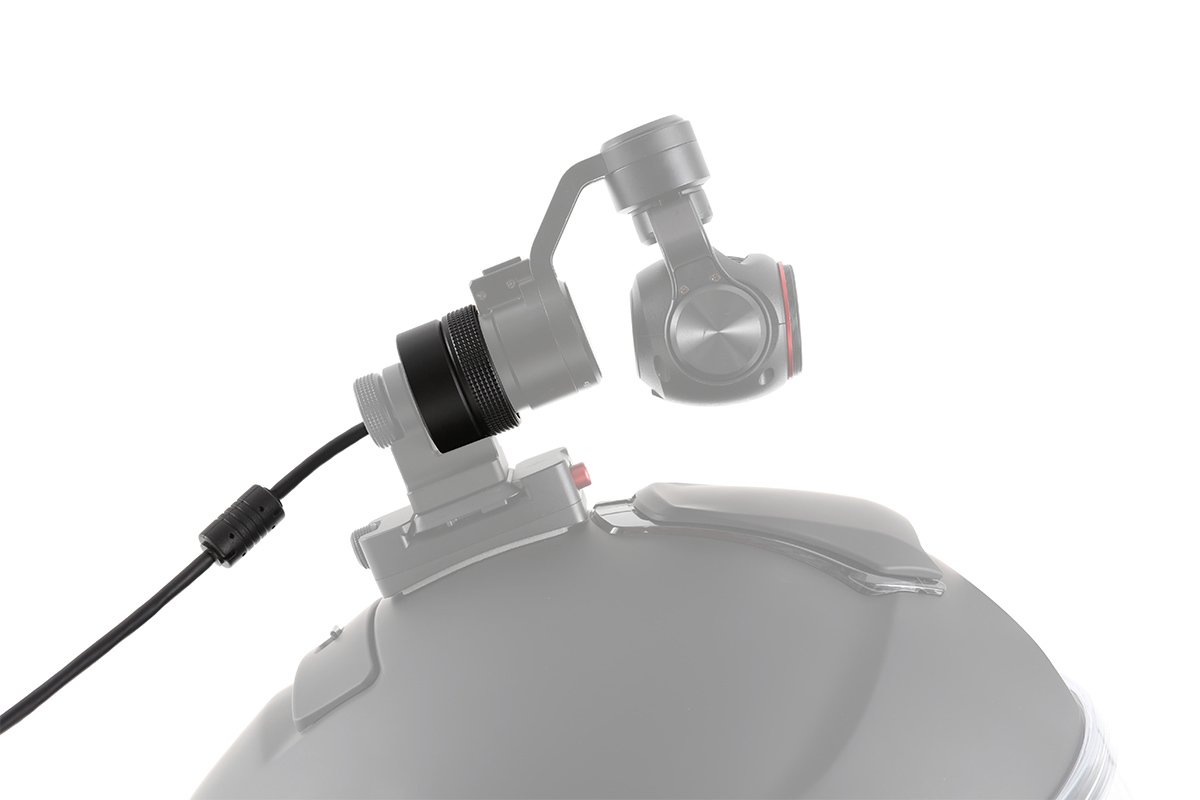 Kabelové ovládání gimbalu kamery DJI Osmo a Osmo+ nainstalované
